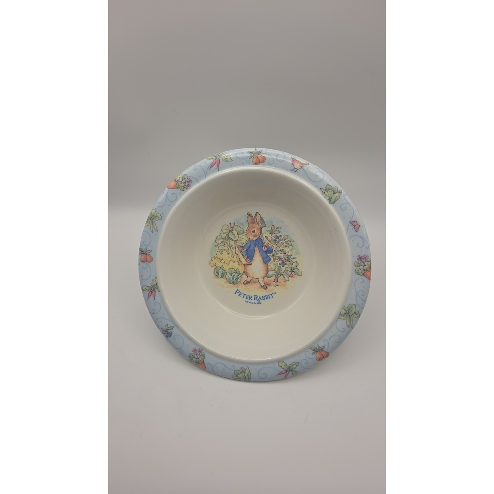 Peter Rabbit F W & Co Beatrix Potter Vintage Child's Eden Melamine Bowl